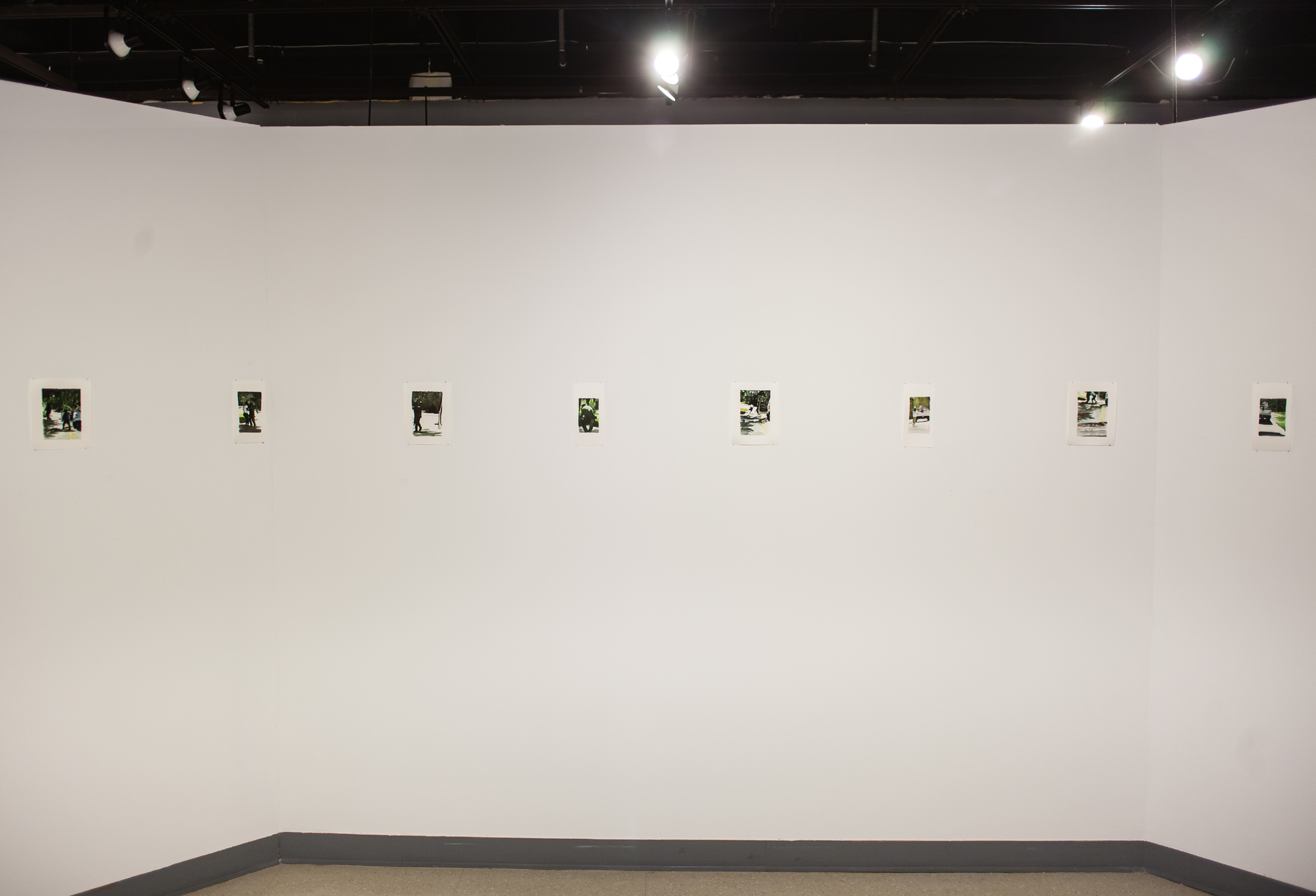 Ahmaud Arbery (1 of 45) installation view, 2020, watercolor on paper